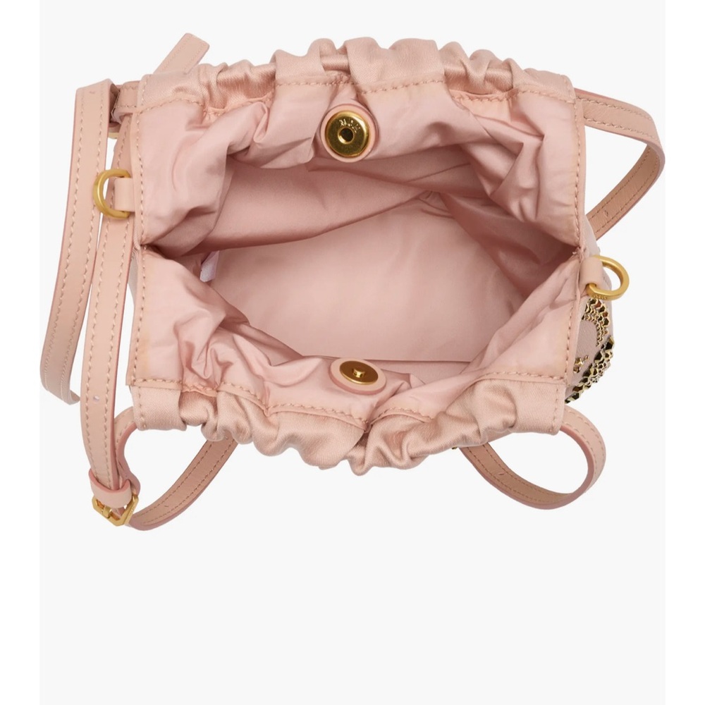 MCM Pink and Gold Shoulder Bag - Picture 5 of 6